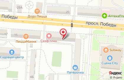 Трио в Челябинске на карте