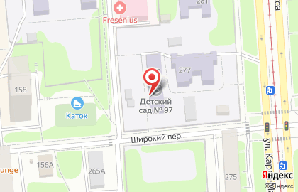 Детский сад №97 на улице Карла Маркса на карте