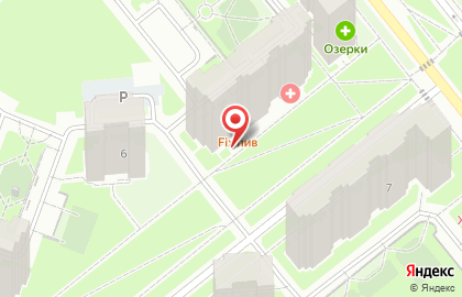 Магазин косметики и товаров для дома Улыбка радуги в Красногвардейском районе на карте