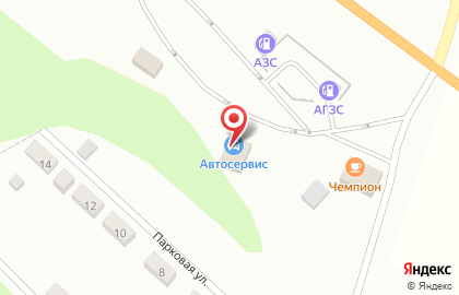 Автосервис в Твери на карте