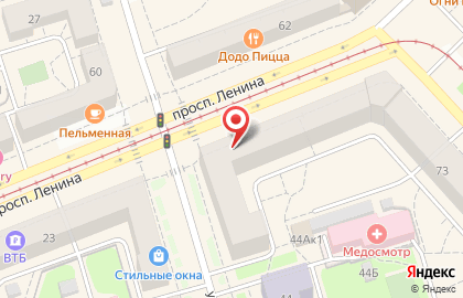 Норд, дом Бытовой Техники на проспекте Ленина на карте