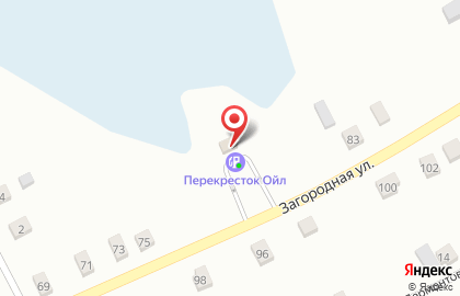 Тэс, азс на Загородной улице на карте