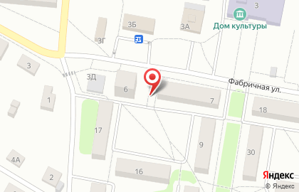 Магазин Мельник на Фабричной улице на карте
