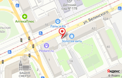 Киоск по продаже печатной продукции в Свердловском районе на карте