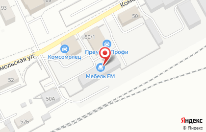 Мебельная фабрика Мебель FM на Комсомольской на карте