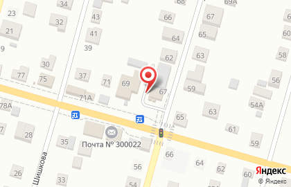 Продуктовый магазин Радуга в Зареченском районе на карте