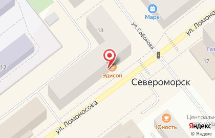Магазин Империя сна на улице Сафонова на карте
