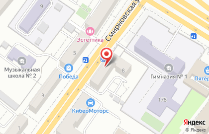 Коммерческий банк Ренессанс Кредит на Смирновской улице на карте