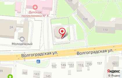Прокуратура Октябрьского района на Волгоградской улице на карте