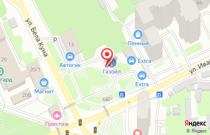 АЗС в Томске на карте