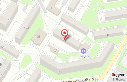 Фитнес клуб "Лидер" на карте