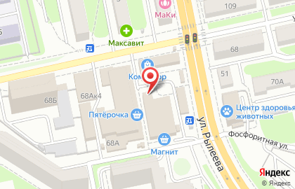 Торговый комплекс Командор в Володарском районе на карте