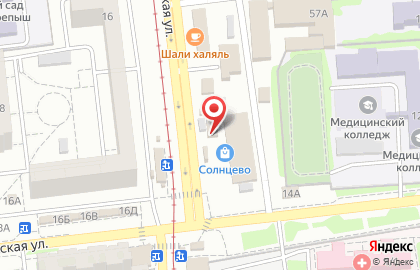 Продовольственный магазин Гастрономия на Новосибирской улице на карте