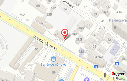 Торгово-производственная компания Фабрика носков в Ленинском районе на карте