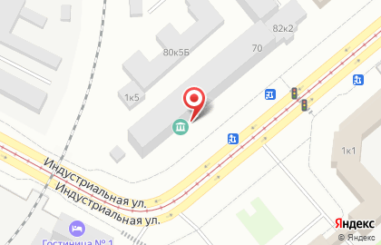 Киоск по продаже печатной продукции Роспечать-НТ на Индустриальной улице на карте