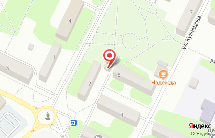 Продуктовый магазин Ягодка на улице Лопатина на карте