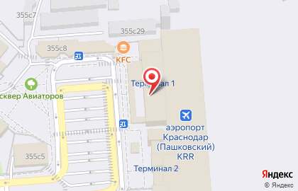 Гостиница Аэропорт Краснодар в Краснодаре на карте