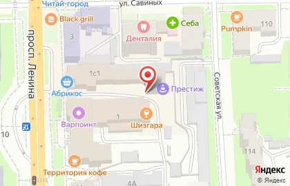 Автошкола Престиж на проспекте Ленина на карте