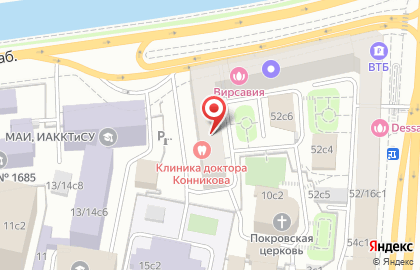 Стоматологическая клиника Конникова на метро Курская на карте