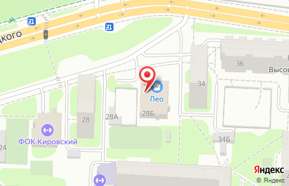 ЛЕО на улице Владимира Высоцкого на карте