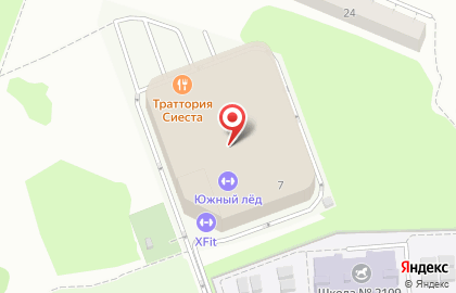 Фитнес-клуб X-Fit Южный лёд на улице Маршала Савицкого на карте