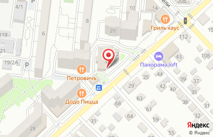 Супермаркет Магнит в переулке Макарова, 22 на карте