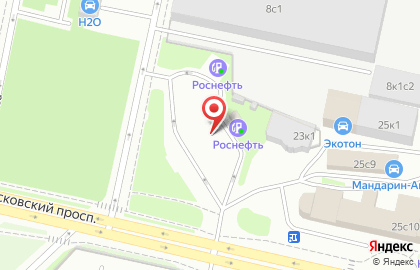 АЗС Роснефть на Московском проспекте на карте