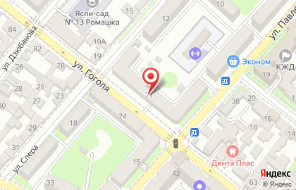 Медицинский центр Евромед на улице Гоголя на карте