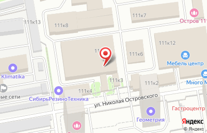 ГОТТИ на улице Николая Островского на карте