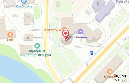 Ресторан Олония на карте