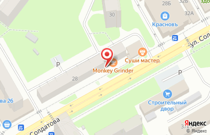 Салон цветов и подарков Цветы Рядом в Свердловском районе на карте