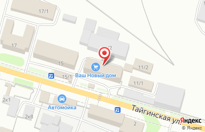 БлагоСтрой на Тайгинской улице на карте
