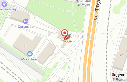 Мост на улице Фрунзе на карте