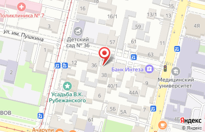 Всероссийский Визовый Центр на ​Пушкина, 38 на карте