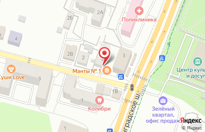 Мини-маркет Наш в Калининграде на карте