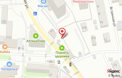 Киоск по продаже фруктов и овощей на Камской улице на карте