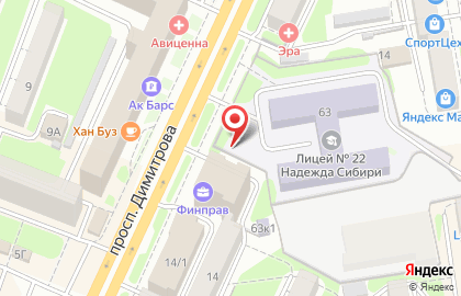 ООО Дорстроймост на проспекте Димитрова на карте