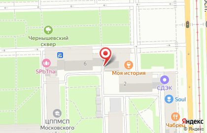 Торгово-производственная компания Рипост на проспекте Чернышевского на карте