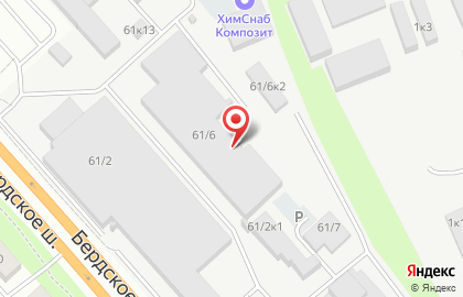 Новосибирский завод сэндвич-панелей на Бердском шоссе на карте