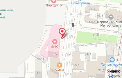 Европейский медицинский центр на улице Щепкина на карте