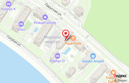 Пиццерия  Pizza Fisht на карте