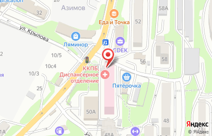 Магазин овощей и фруктов Дальфрукт на Некрасовской улице на карте