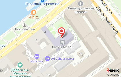 Детская балетная школа Ильи Кузнецова в Санкт-Петербурге на карте