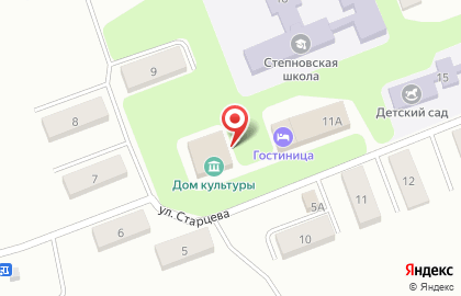 Дом культуры на улице Старцева на карте