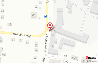 Продуктовый магазин Серышевский на Пограничной улице, 21 на карте