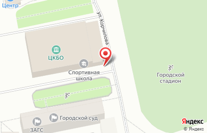 Детско-юношеская спортивная школа Детско-юношеская спортивная школа на улице Ленинского Комсомола на карте