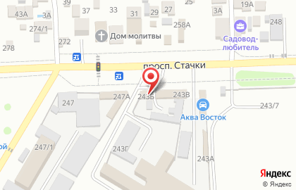 Продуктовый магазин в Ростове-на-Дону на карте