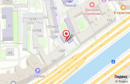 Детский сад №154 на набережной Обводного канала на карте