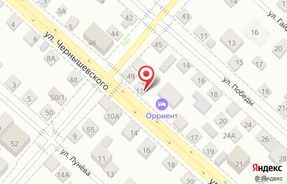 Производственно-торговая компания МегаКамень на улице Чернышевского на карте