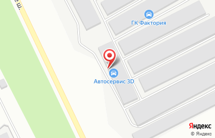 Автосервис 3D в Архангельске на карте